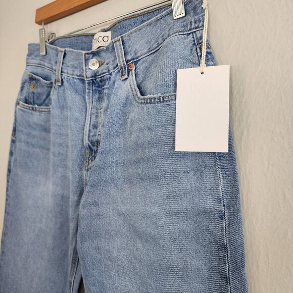 NEW Etica Anthropologie Amis High Waist Relaxed Bootcut Jean in Atwater - Picture 7 of 12